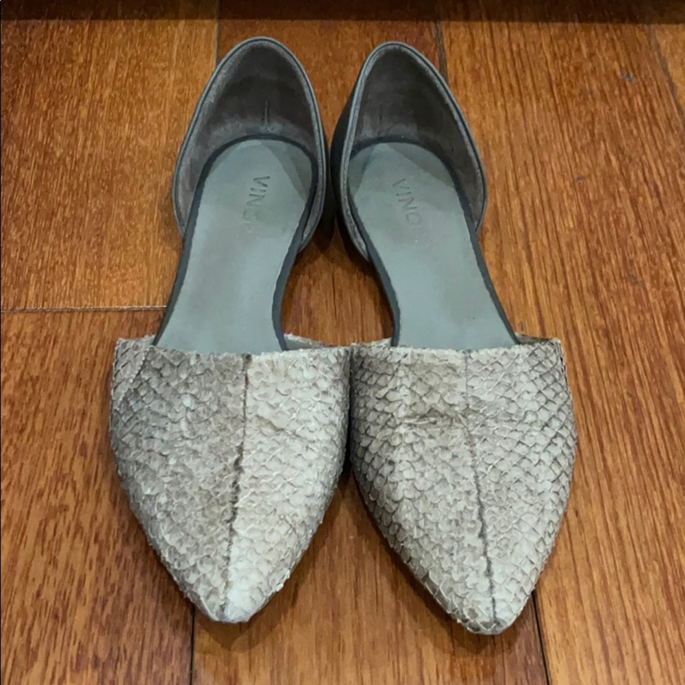 VINCE Reptile skin mules made in Italy 🇮🇹